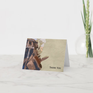 Handyman Tools Watercolor Thank You Card