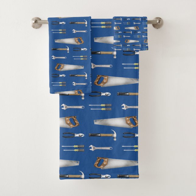 Handyman Work Tools  Bath Towel Set (Insitu)