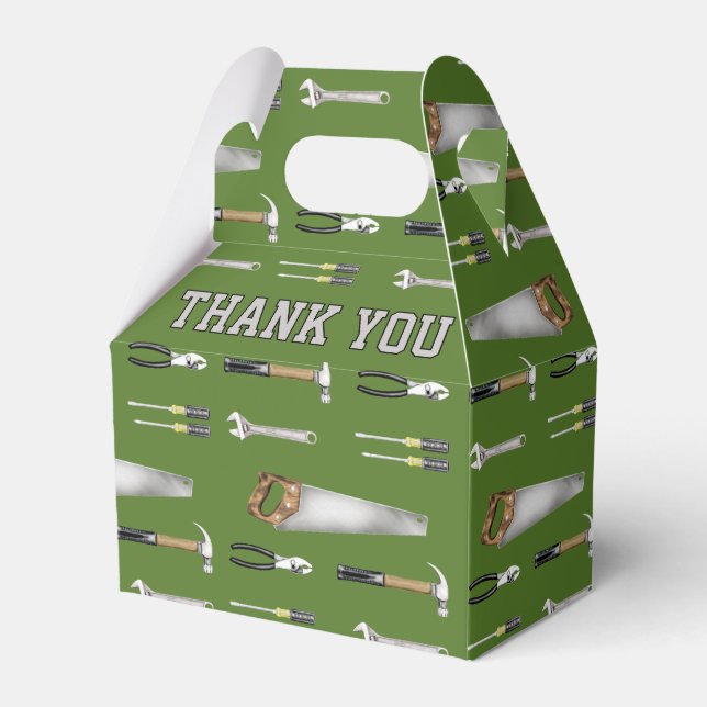 Handyman work tools  favor box (Front Side)