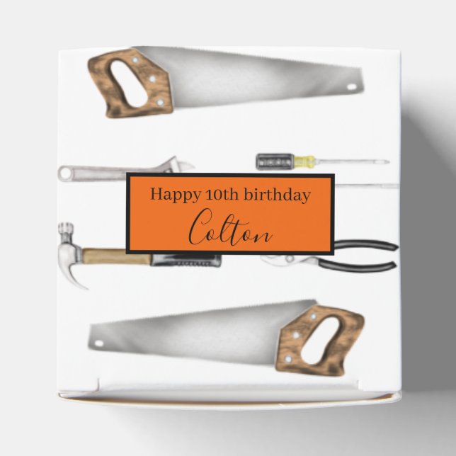 Handyman work tools  favor box (Top)