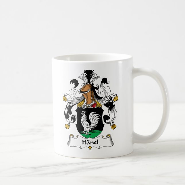 Hanel Family Crest Coffee Mug (Right)