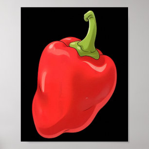 Hanero Chili Pepper Matching Halloween Costume Bir Poster