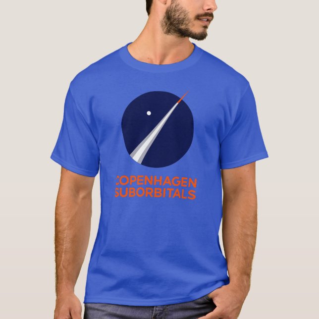 Hanes T-Shirt With Copenhagen Suborbitals Logo (Front)