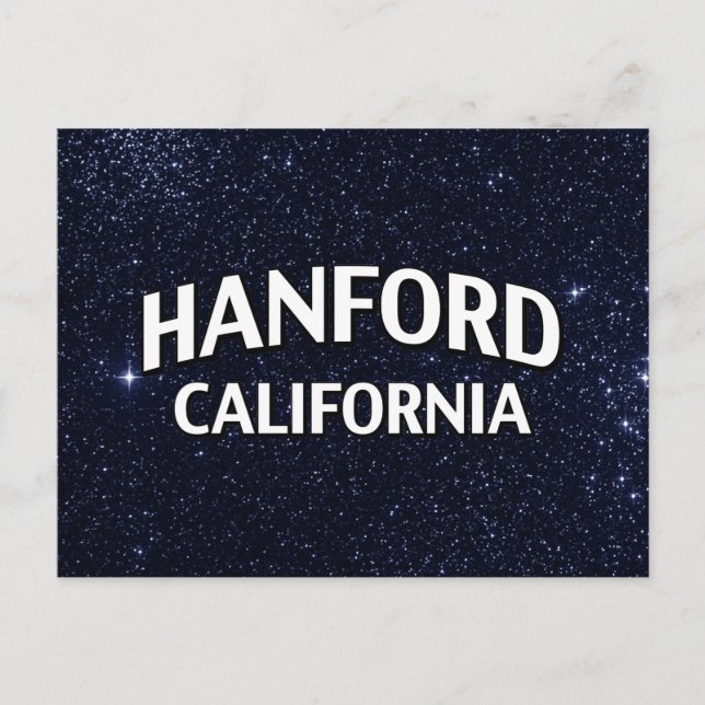 Hanford California Postcard (Front)