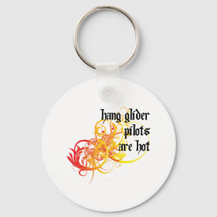 Hang Glider Pilots Are Hot Keychain