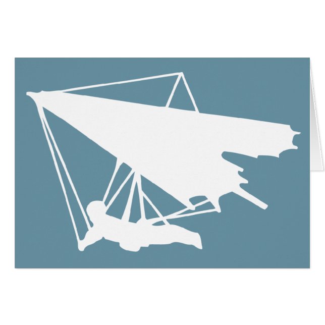 hang glider silhouette (Front Horizontal)