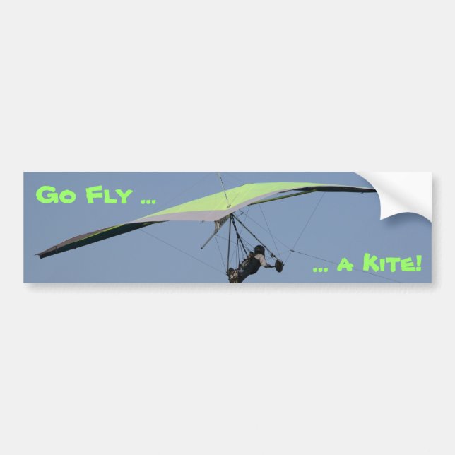 Hang gliding bumper sticker (Front)