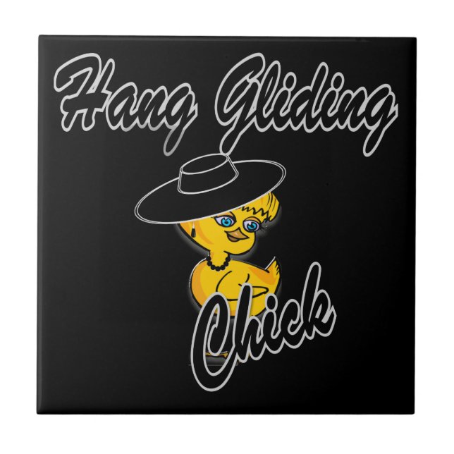 Hang Gliding Chick #4 Tile (Front)