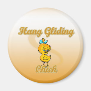 Hang Gliding Chick Magnet