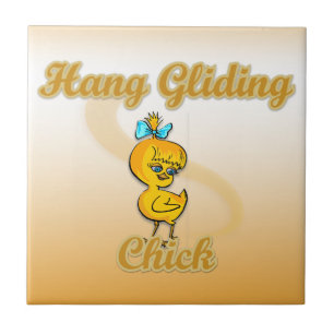 Hang Gliding Chick Tile