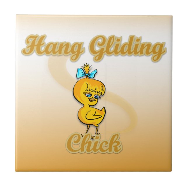 Hang Gliding Chick Tile (Front)