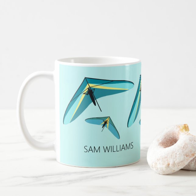 Hang Gliding Coffee Mug (With Donut)