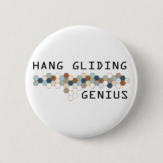 Hang Gliding Genius 2 Inch Round Button