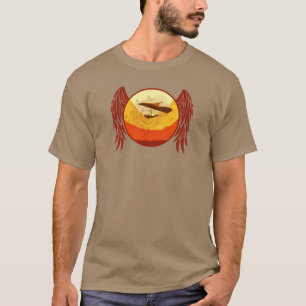 HANG GLIDING HG-CIRCLE 005 Ponto Central T-Shirt