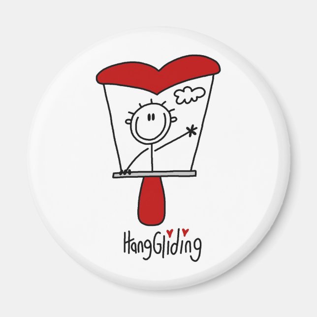 Hang Gliding Magnet (Front)