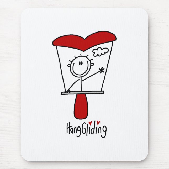 Hang Gliding Mouse Pad (Front)