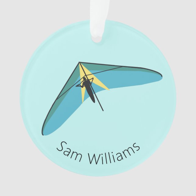 Hang Gliding Ornament (Front)
