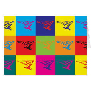 Hang Gliding Pop Art