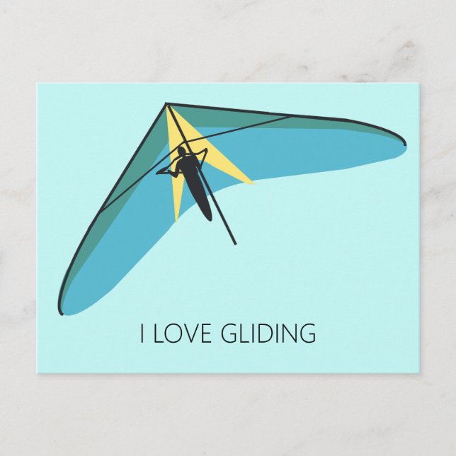 Hang Gliding Postcard (Front)