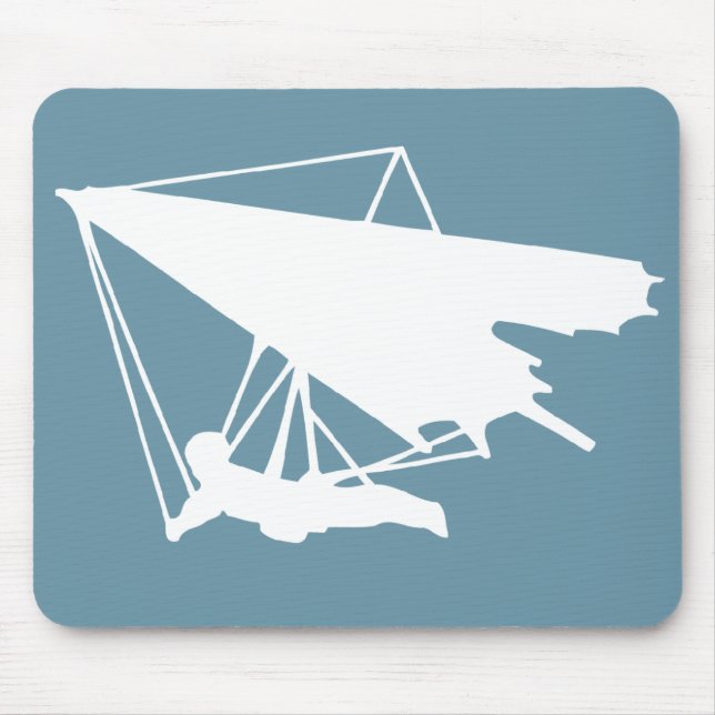 hang gliding silhouette mouse pad (Front)