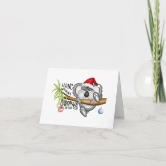 Hang in there, Christmas will be over soon Card