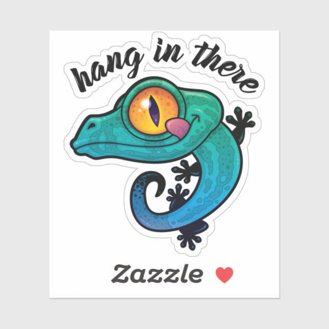 Hang In There Colourful Gecko (Sheet)