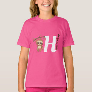Hang In There Cute Hanging Sloth Funny T-Shirt