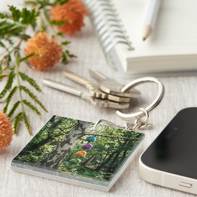 Hang In There Keychain (Front Right)