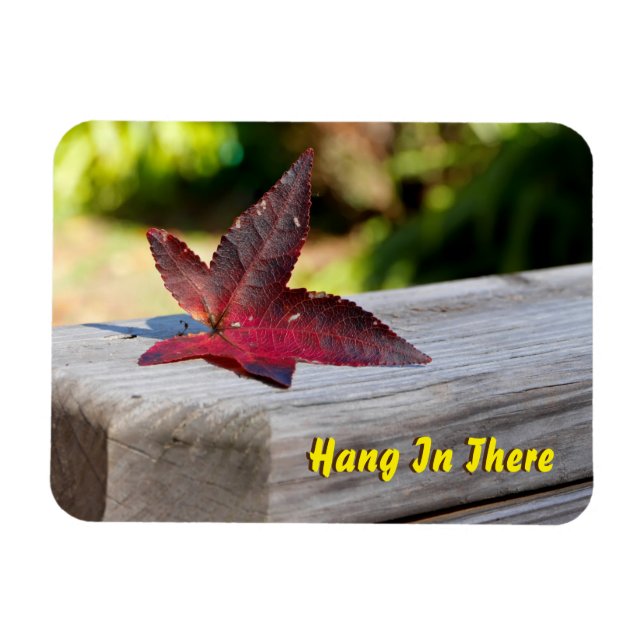 Hang in There Leave Magnet (Horizontal)