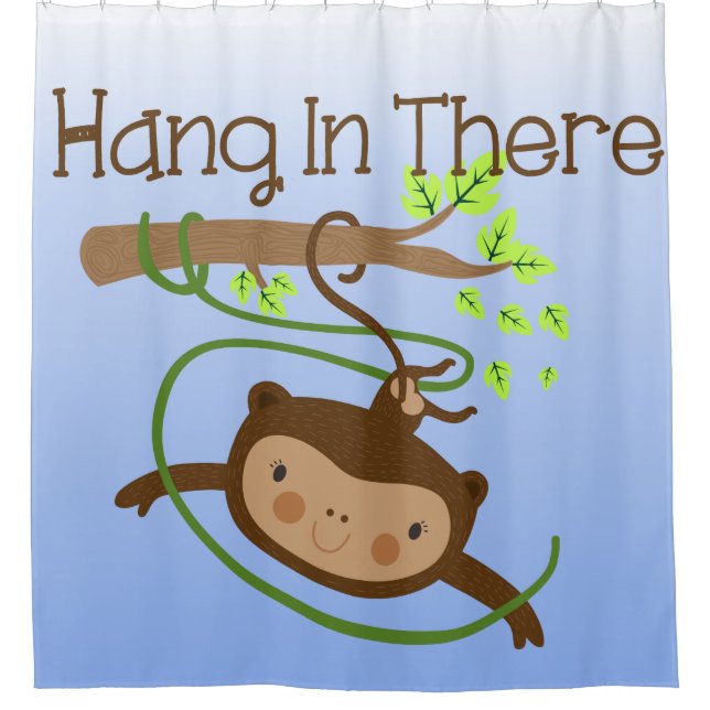 Hang in There Monkey Animals Jungle (Front)