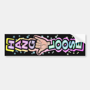Hang loose bumper sticker