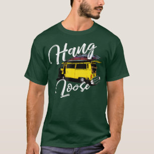 Hang Loose Hawaii Surfer Bus Pop Art T-Shirt