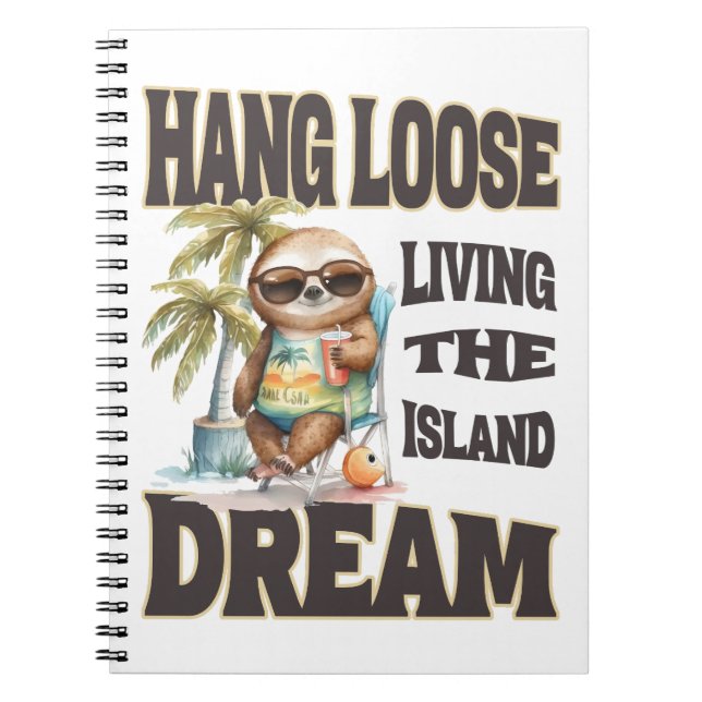 Hang Loose Island Dream Notebook (Front)