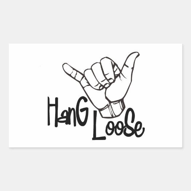 Hang Loose Sticker (Front)