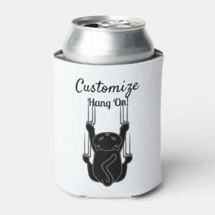 Hang On Black Cat Thunder_Cove Can Cooler