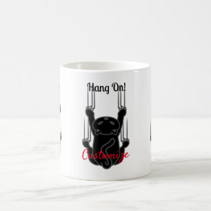 Hang On Black Cat Thunder_Cove Coffee Mug