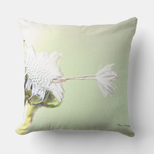 Hang On - Faux Embossed Throw Pillow
