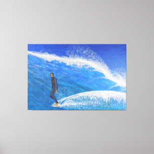 Hang ten canvas print