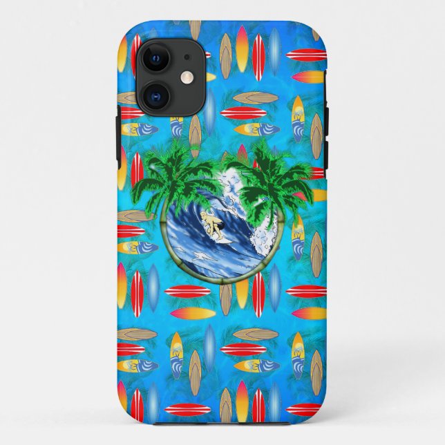 Hang Ten Case-Mate iPhone Case (Back)