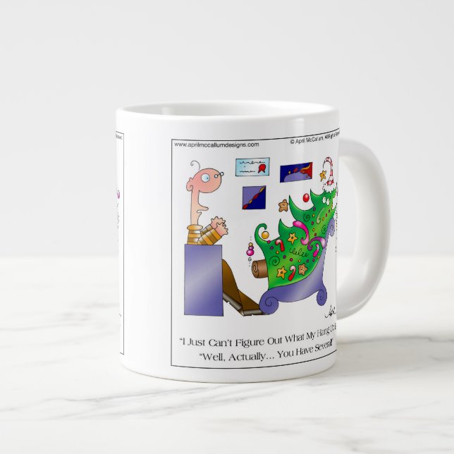 HANG-UPS Cartoon Coffee Mug (Front Right)