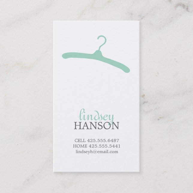 Hanger Calling Card (Front)