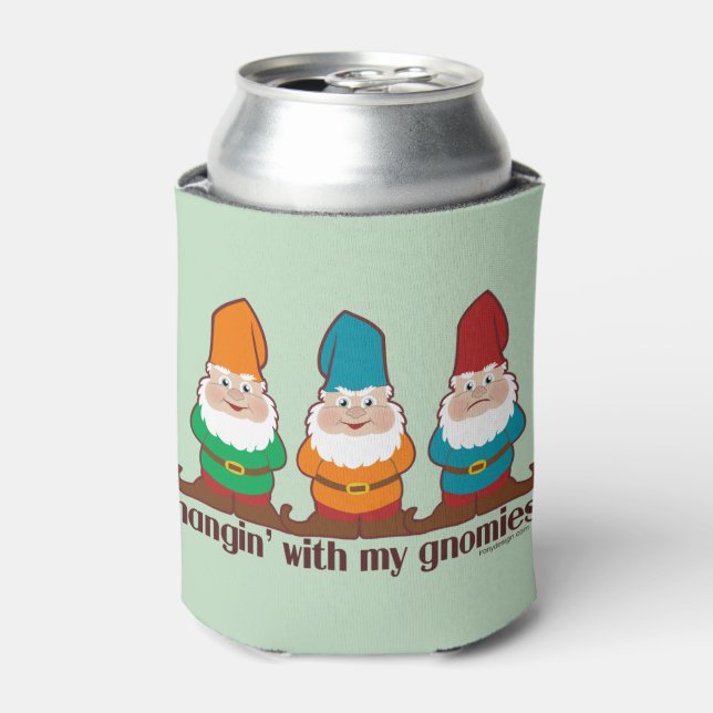 Hangin' With My Gnomies Can Cooler (Can Front)