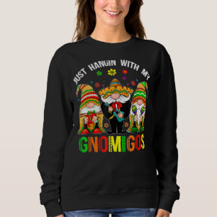 Hangin With My Gnomigos 3 Mexican Gnomes Sweatshirt
