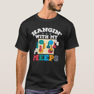 Hangin  with my meeps u2013 Meeple in boardgames T-Shirt