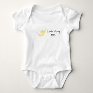 Hangin' with My Peeps Baby Bodysuit