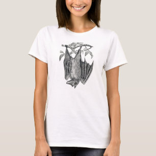 Hanging bat ladies t-shirt