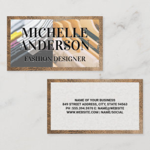 Hanging Clothing   Wardrobe   Leather Business Card