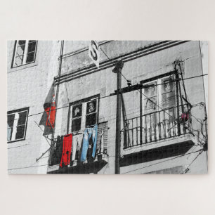 Hanging colours jigsaw puzzle