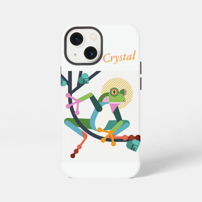 Hanging Frog Apple iPhone 13 mini Case (Back)