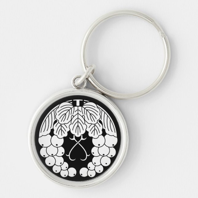 Hanging grapes keychain (Front)